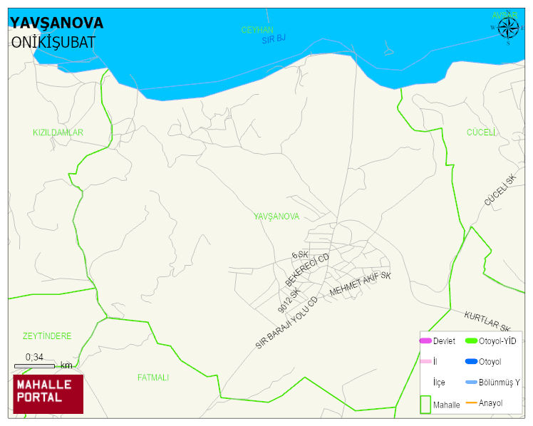 FATMALI Mahallesi Haritası | Mahalle ve Köy Sınırı