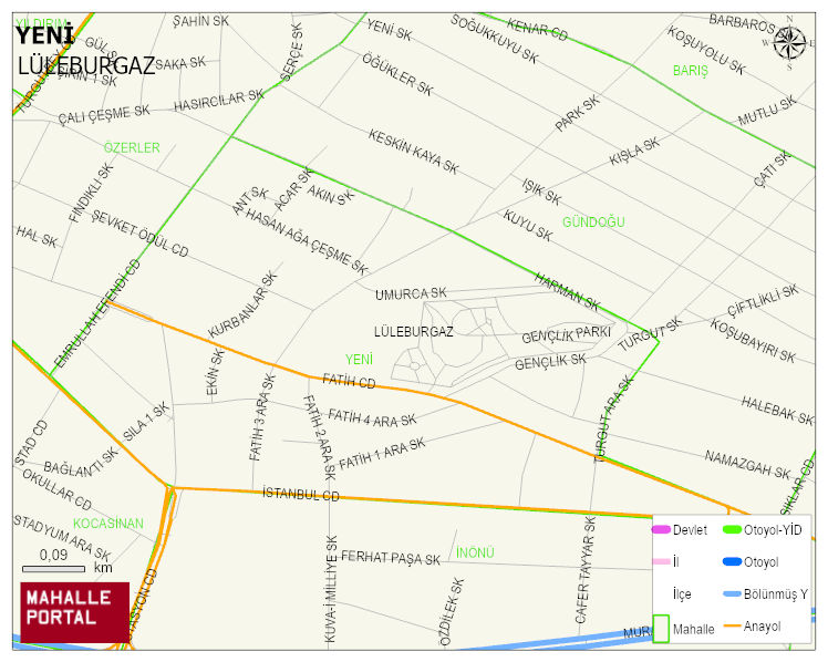 YENİ Mahallesi Haritası | Güncel Mahalle ve Köy Haritası