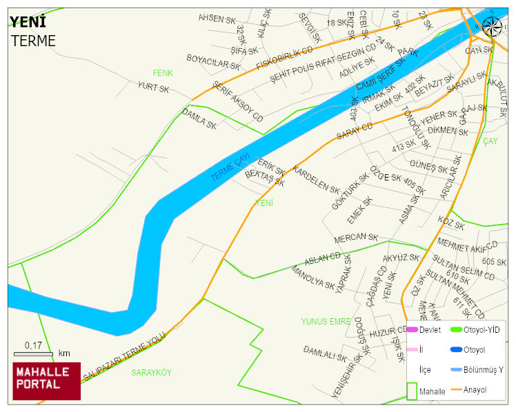 YENİ Mahallesi Haritası | İnteraktif Köy ve Mahalle Sınırları